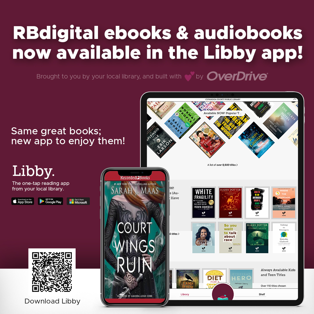 Ebooks Are Now Available In The Libby App!