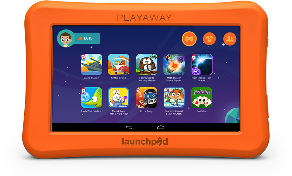 Playaway Launchpad digital device 