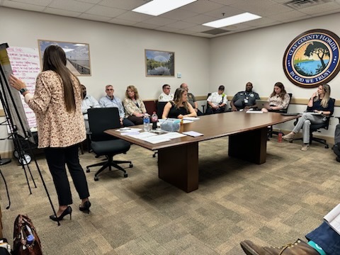 Facilitative discussion with county department heads 