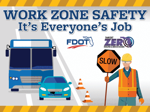 workzone safety graphic
