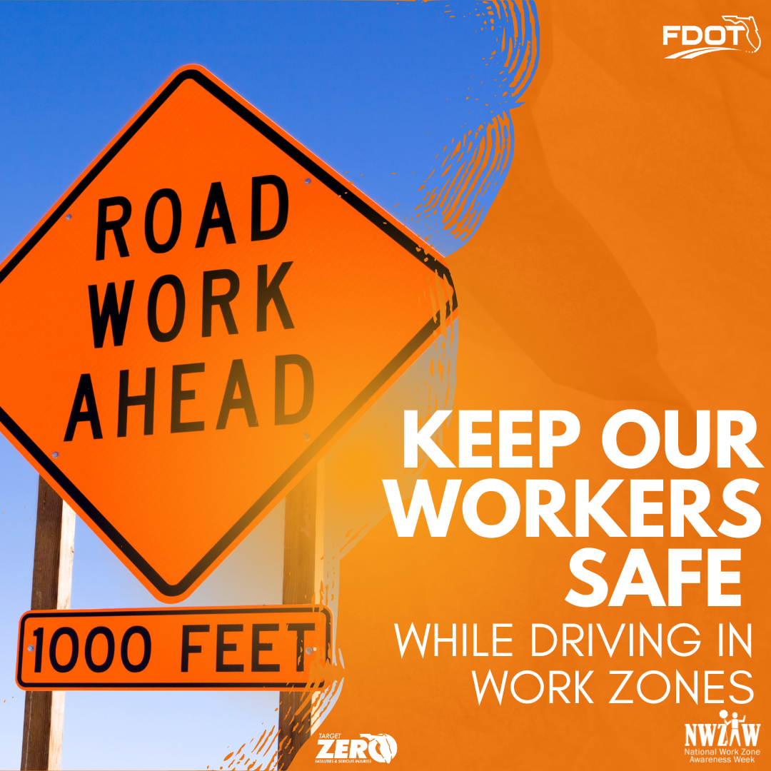 work zone safety graphic