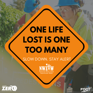 work zone safety graphic