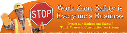 work zone safety graphic