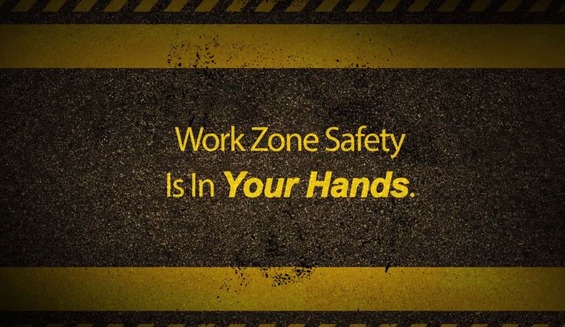 work zone safety graphic