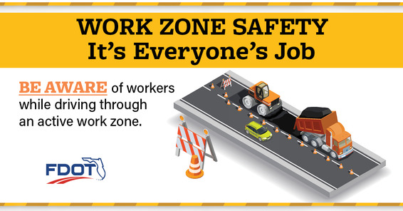 workzone safety graphic