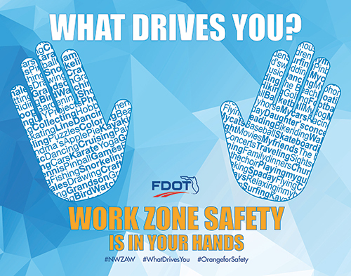 work zone safety graphic