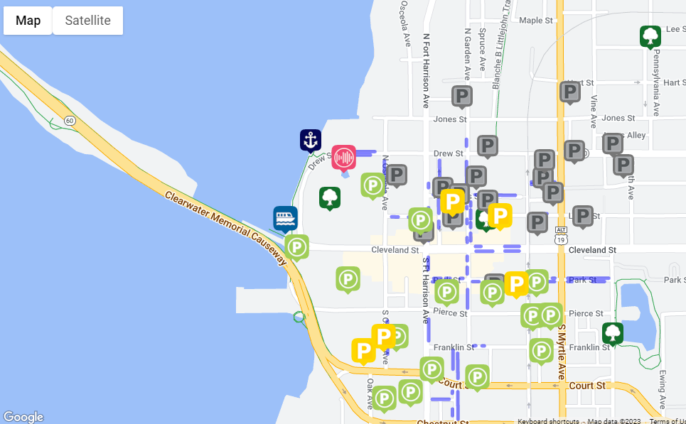 Parking map