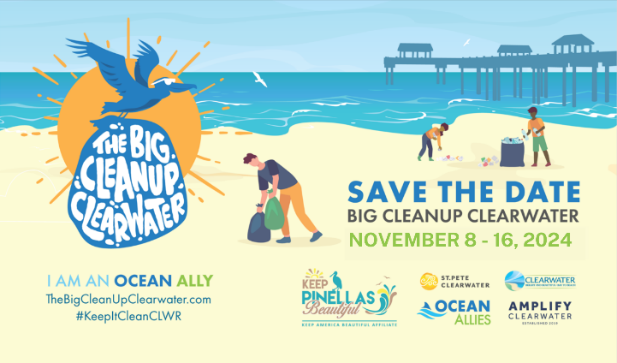 Big Cleanup Clearwater logo graphic.