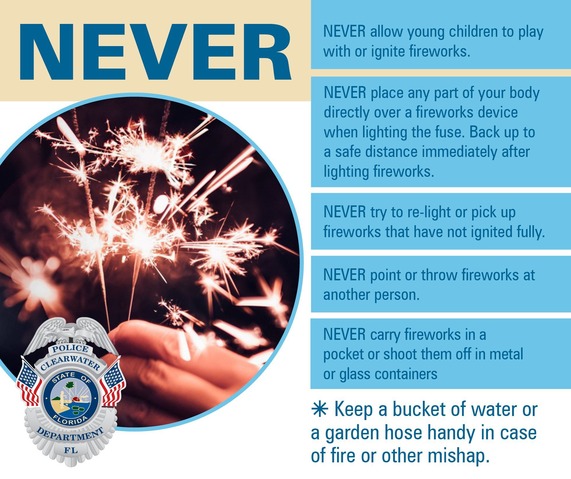 firework safety, dont allow kids to play with fireworks, dont put your body near the firework