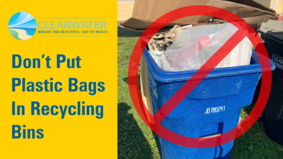 Don't Put Plastic Bags in Recycling