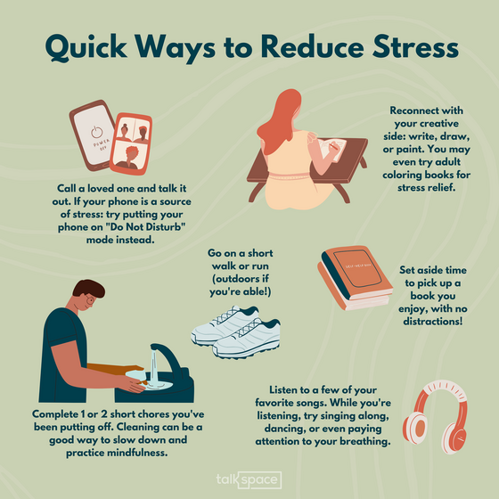 Talkspace relieve stress