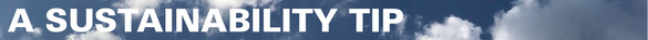 Blue Clouds A Sustainability Tip