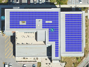 Solar Array on Gas Building 