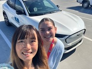 Meoldy and Chloe with EV 