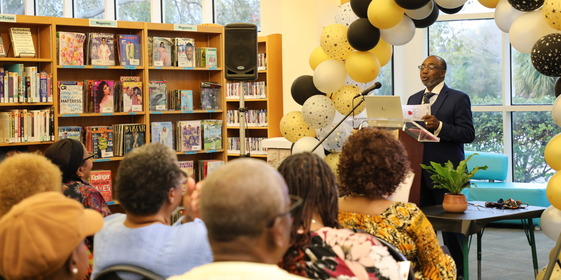 night at the library