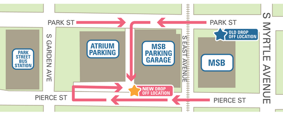 Map to the Drop box location
