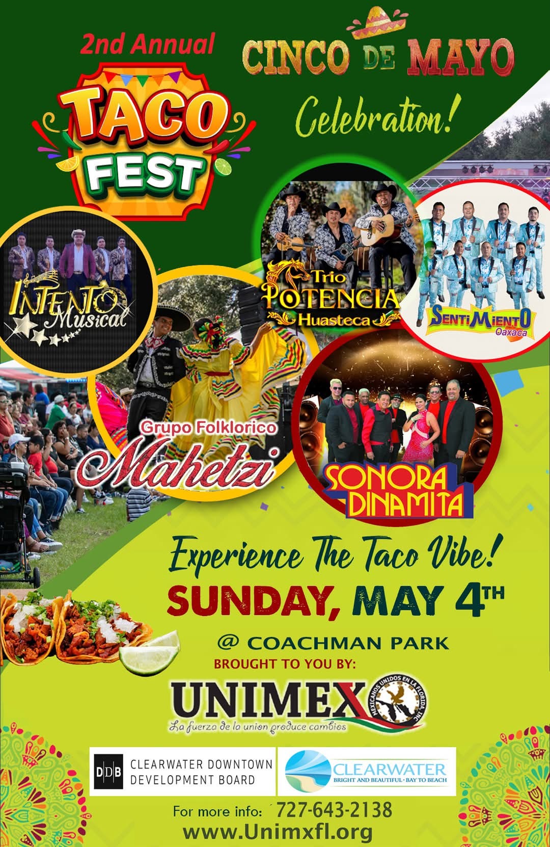 Taco fest flyer Unimex