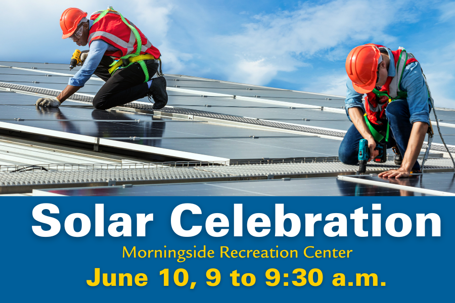 solar celebration event flyer