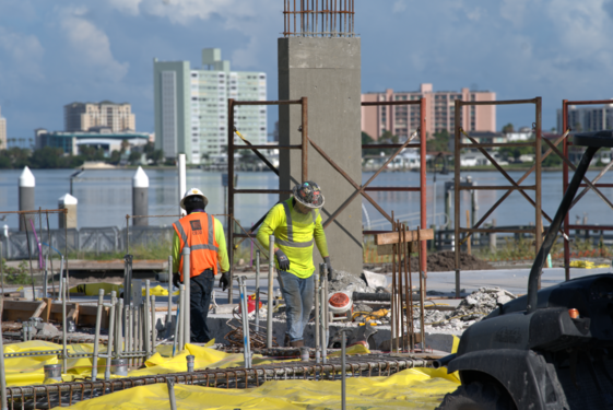 Construction in Downtown Clearwater