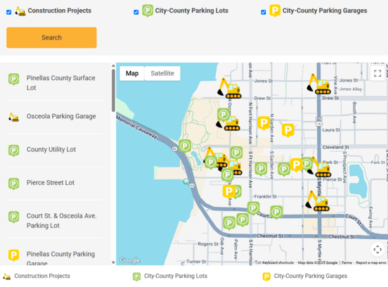 Downtown Construction Interactive Map