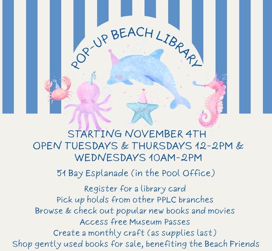 Pop-Up Beach Library