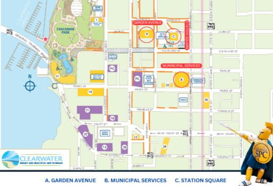 SPC Graduation Parking Map