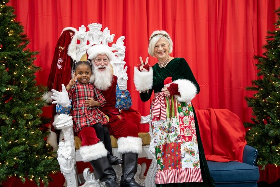 santa at north greenwood