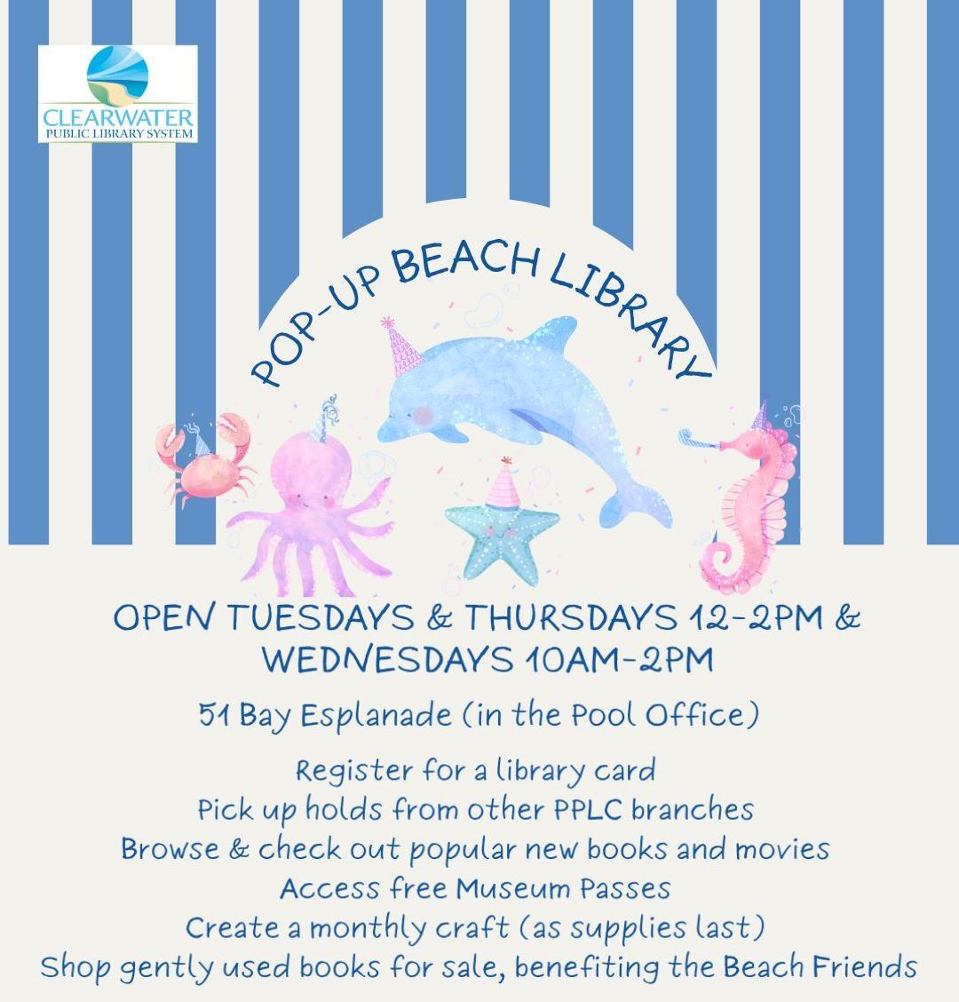 Pop-Up Beach Library