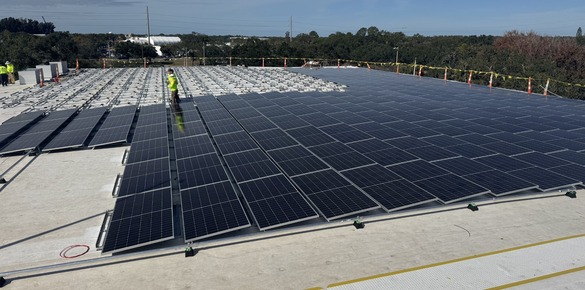 Solar Panels on Long Center