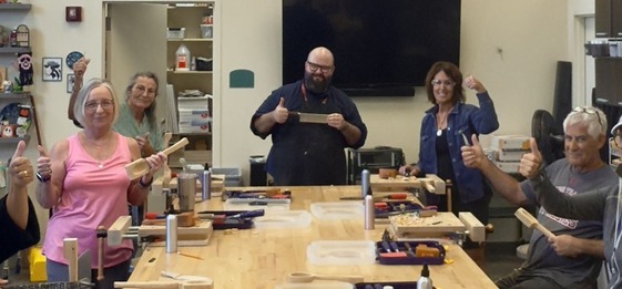 Woodworking at the Library