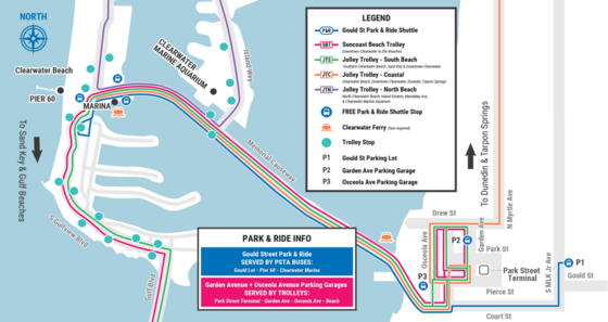 Park and Ride Map