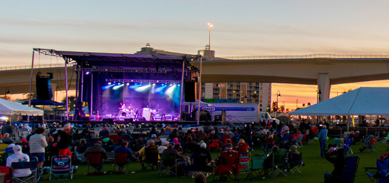 Sea-Blues Concert at Sunset