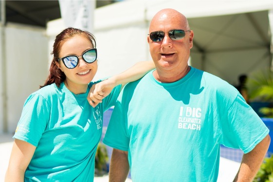 Volunteers from the Pier 60 Sugar Sand Festival