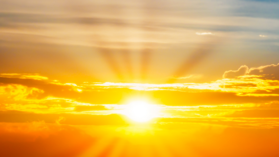 This is an image of a sun rising
