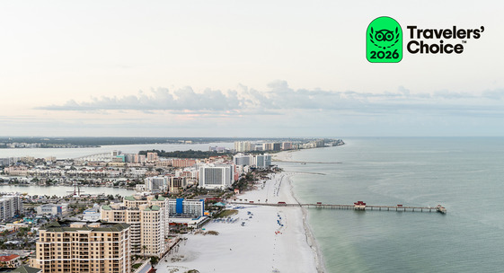 Drone of Clearwater Beach