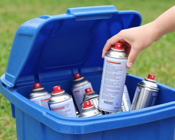 Recycling Aerosol Cans