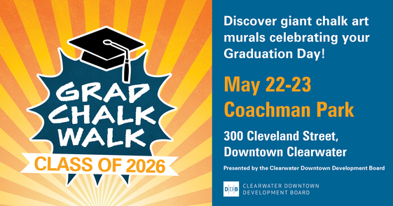 This is a flyer for Grad Chalk Walk 2026