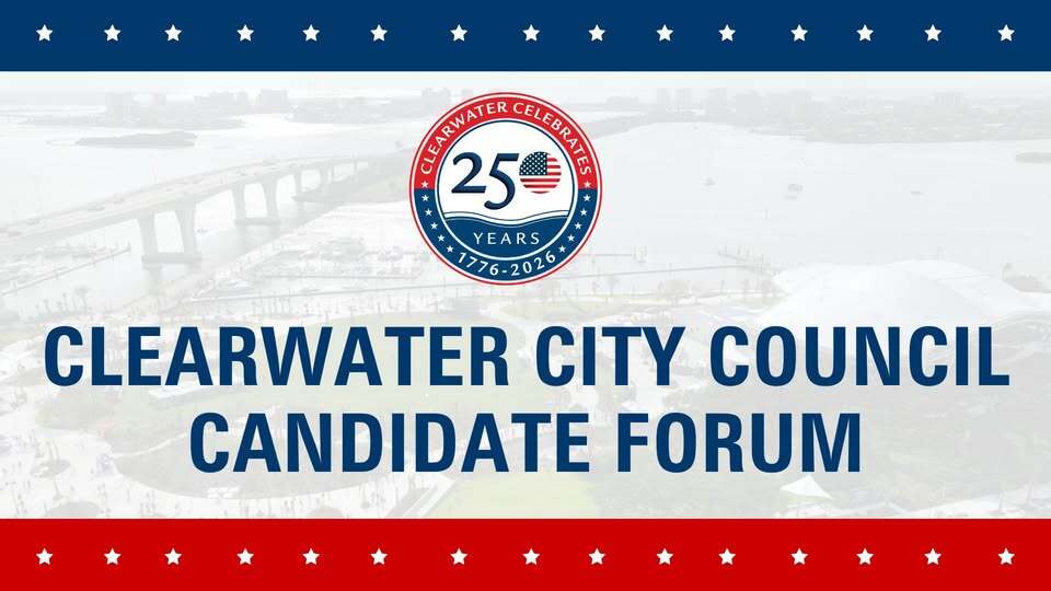Clearwater Candidate Forum Graphic