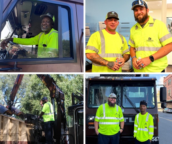 Solid waste and recycling workers