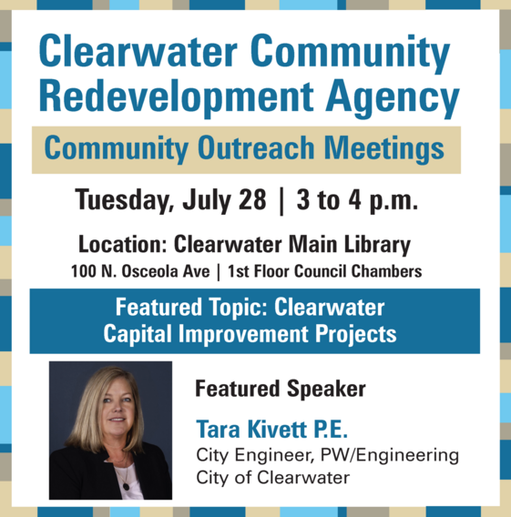 Flyer for CRA Community Outreach Meeting