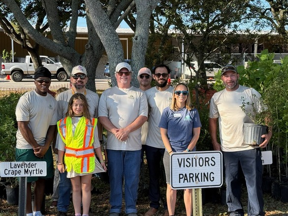 Clearwater staff at Annual Tree Giveaway