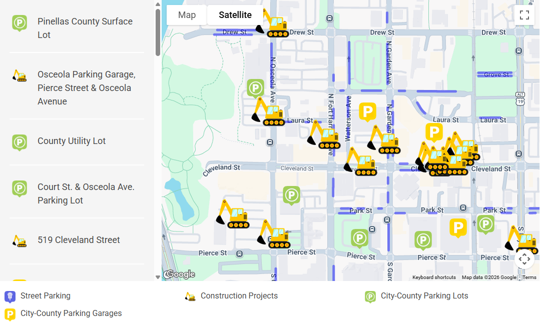 Interactive Construction Map