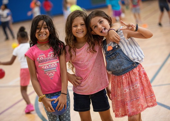 Girls at camp