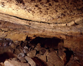 underground rock collapse