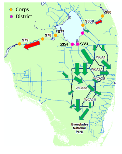 Lake Okeechobee Map 8-18
