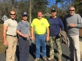 DEP Leadership Takes Pack Test