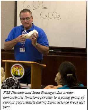 FGS Director and State Geologist Jon Arthur