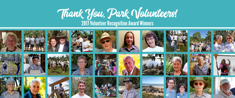 Thank You, Park Volunteers Banner