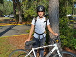 Justin Baldwin with bike