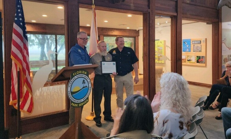 Paynes Prairie Preserve State Park becomes a designated State Geological Site.